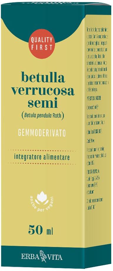 Erba Vita Gemmoderivato Betulla Semi Integratore Polivalente 50ml