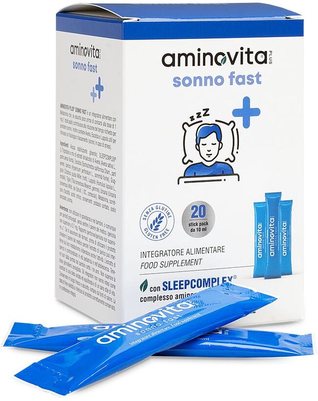 Promopharma Aminovita Plus Sonno Fast Integratore Alimentare 20 Stick