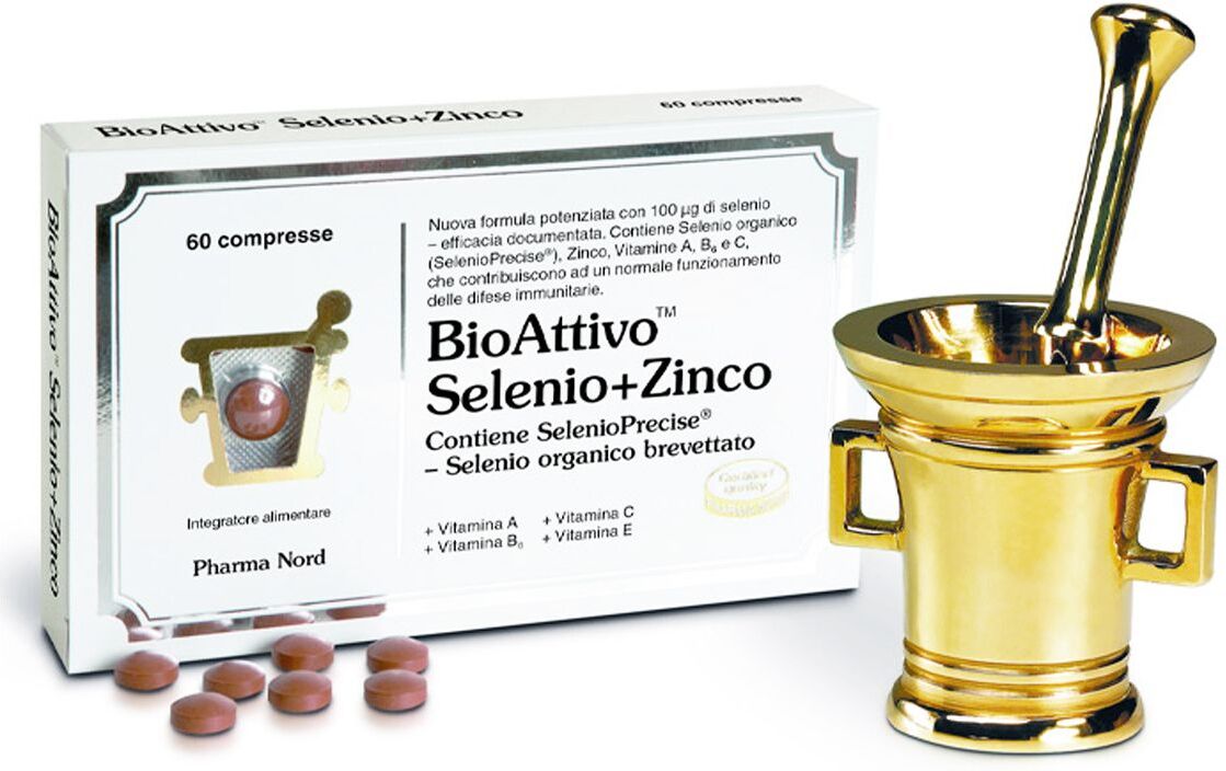 Pharma Nord Bioattivo Integratore Selenio Zinco 60 Compresse