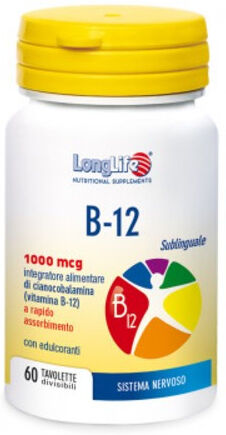 Longlife B12 Integratore Alimentare 60 Tavolette