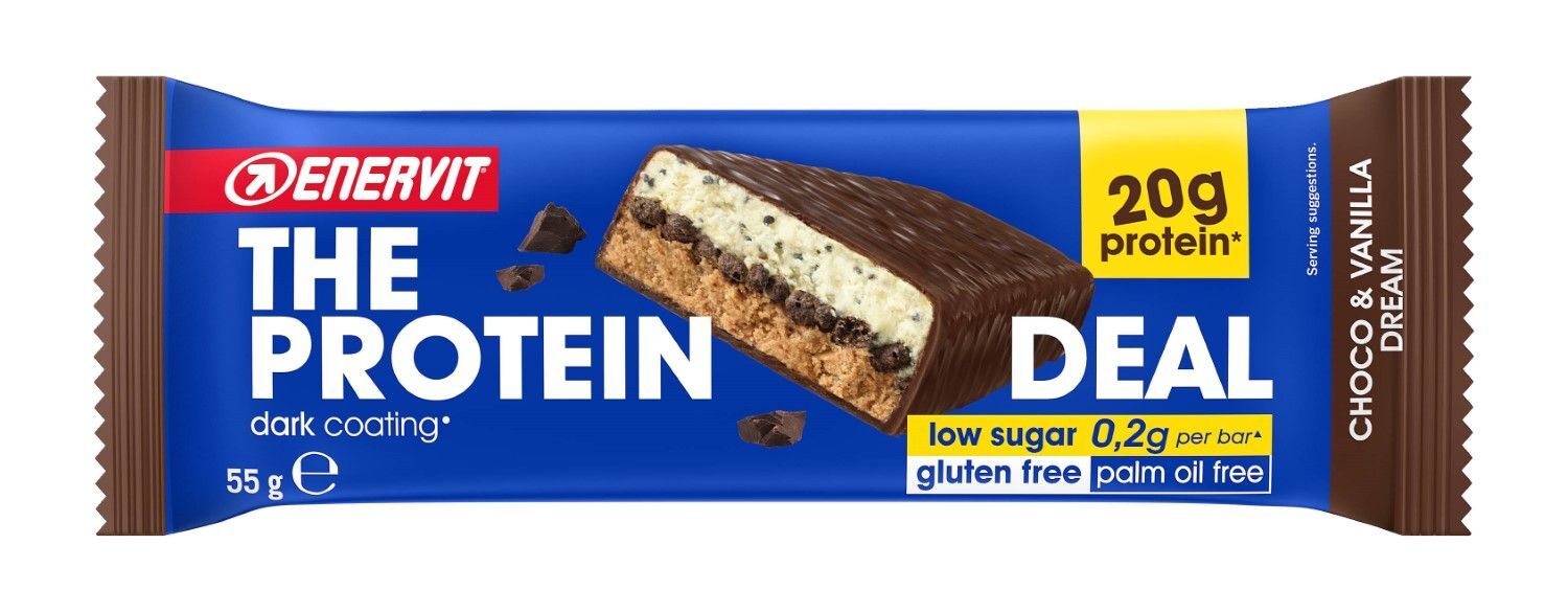 Enervit The Protein Deal Bar Barretta Proteica Gusto Choco Vanilla Dream 55g