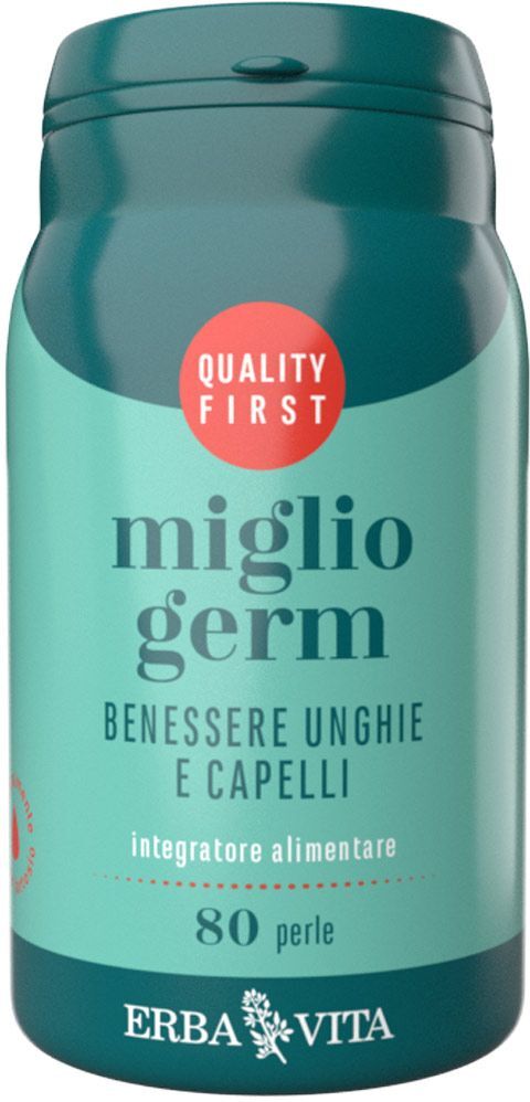 Erba Vita Miglio Germ Integratore Capelli E Unghie 80 Perle