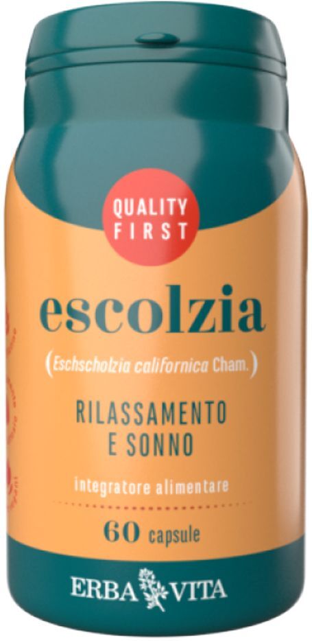 Erba Vita Escolzia Integratore Relax 60 Capsule