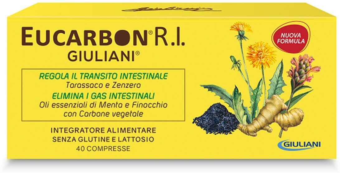 Giuliani Eucarbon Ri Integratore Intestino 40 Compresse