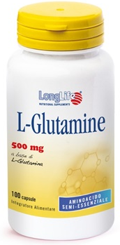 Longlife L-glutamine Integratore 100 Capsule