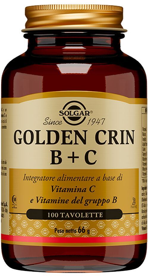 Solgar Golden Crin B+c Integratore Stanchezza 100 Tavolette