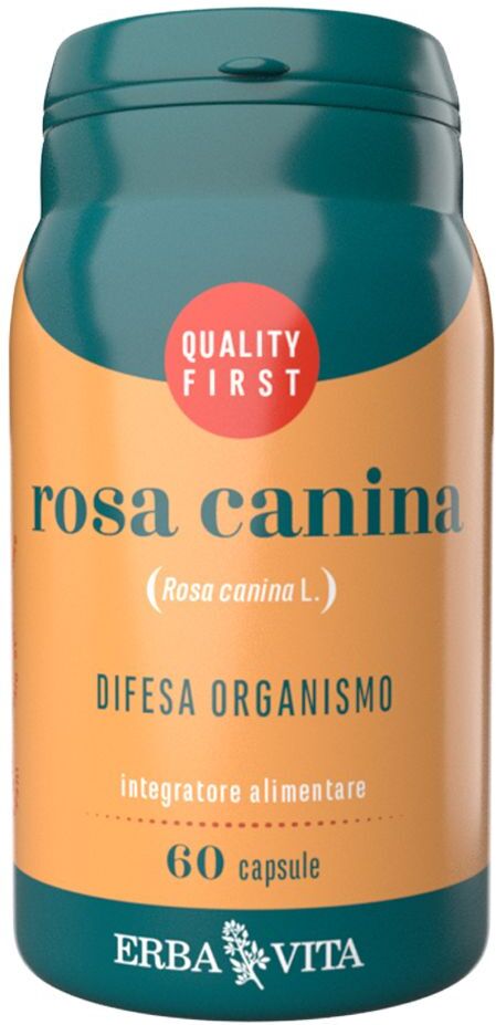 Erba Vita Rosa Canina Integratore Difese Immunitarie 60 Capsule