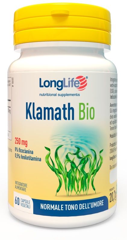 Longlife Klamath Bio Integratore Stress 60 Capsule