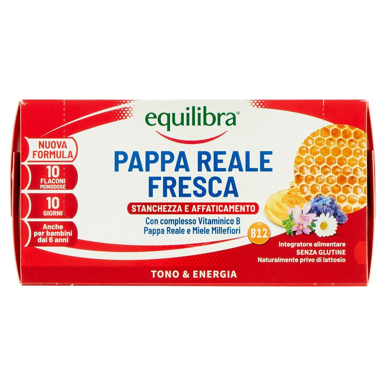 Equilibra Pappa Reale Fresca Integratore Stanchezza 10 Flaconcini