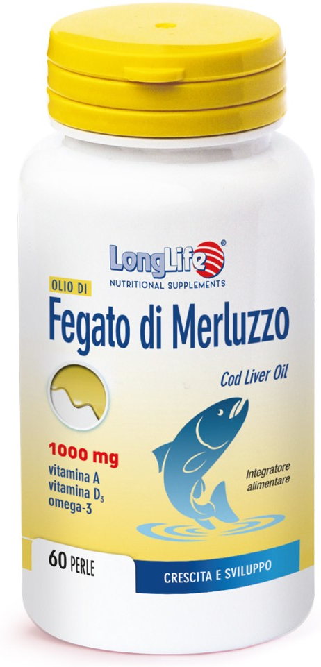 Longlife Olio Fegato Di Merluzzo 1000mg 60 Perle