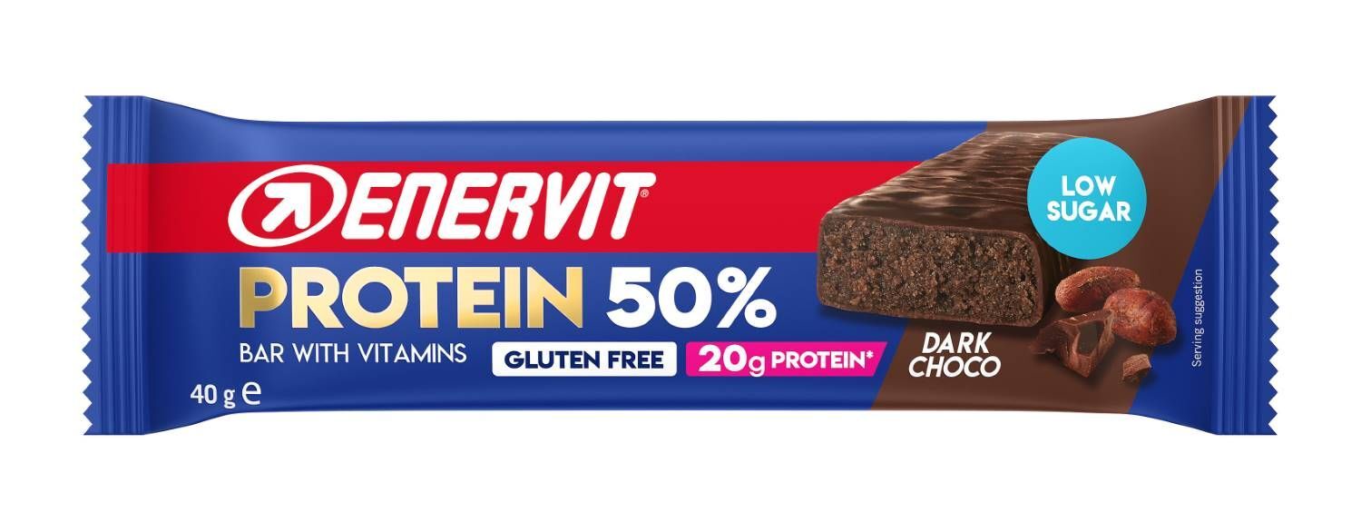 Enervit Sport Bar 50% Barretta Proteica Gusto Dark Choco 40g