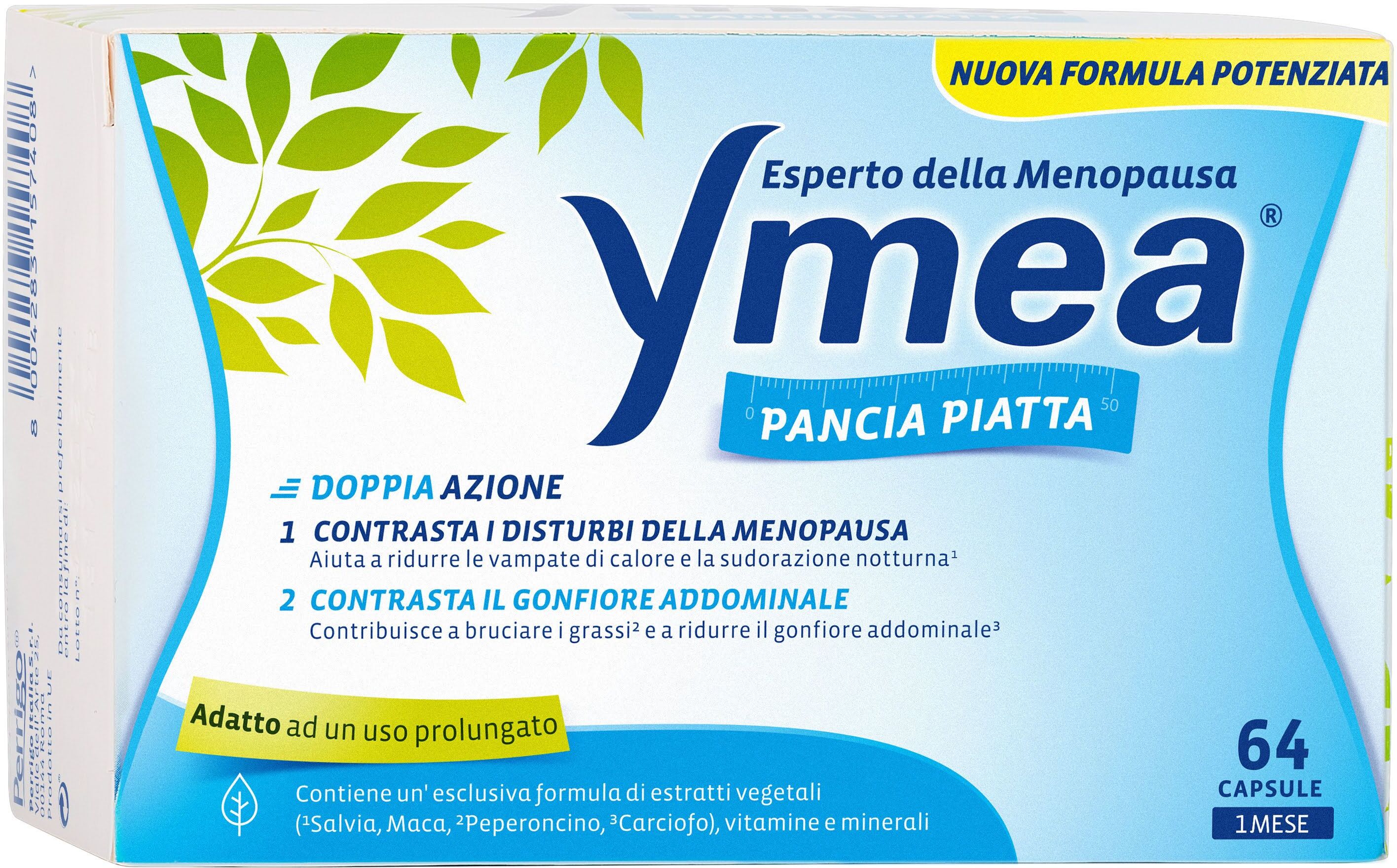 Ymea Integratore Menopausa Pancia Piatta 64 Capsule