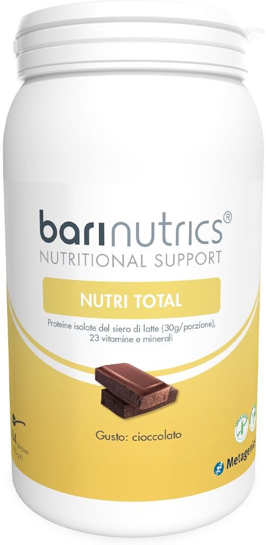 Metagenics Nutritotal Cioccolato Proteine In Polvere 14 Porzioni