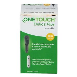 Lifescan Onetouch Delica Plus Lancette Pungidito Misurazione Glicemia 25 Pezzi