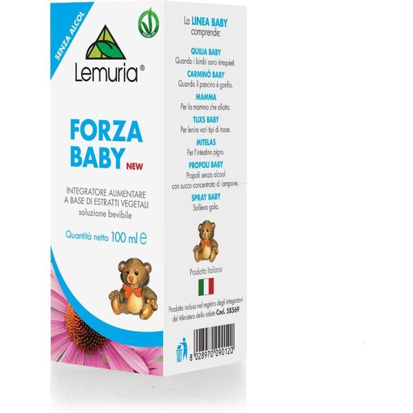 lemuria forza baby new integratore alimentare 100ml