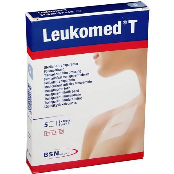 leukomed sorbact medicazione post operatoria 8 x 10cm 5 pezzi