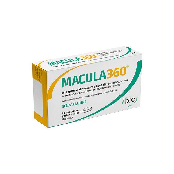 doc generici macula360 20 compresse gastroresistenti