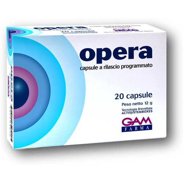 gam farma srl opera 20 capsule