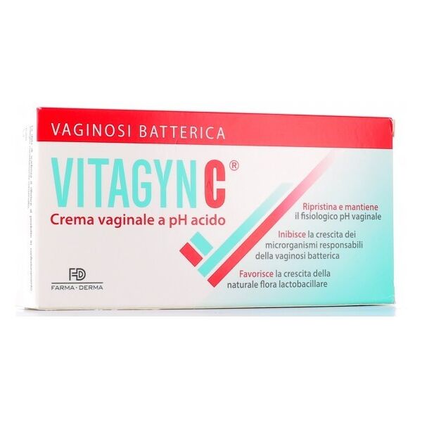 farma-derma vitagyn c crema vaginale 30g + 6 applicatori