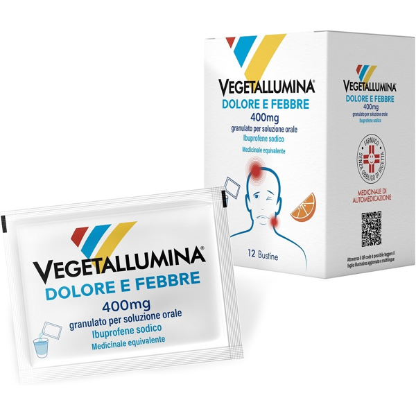 vegetallumina dolore e febbre 400mg granulato soluzione orale 12 bustine