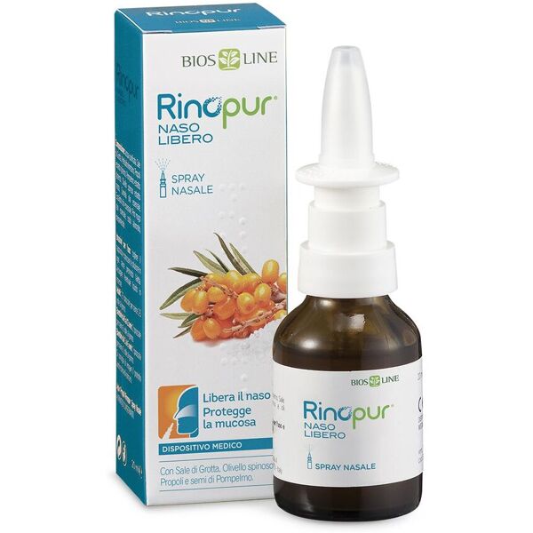 bios line rinopur naso libero spray nasale raffreddore 20ml