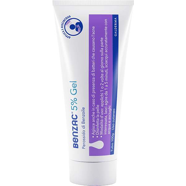 benzac clean 5% gel trattamento acne 100g