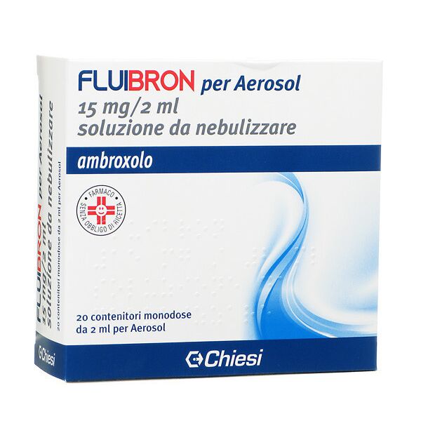 fluibron 15mg/2ml soluzione da nebulizzare 20 fiale