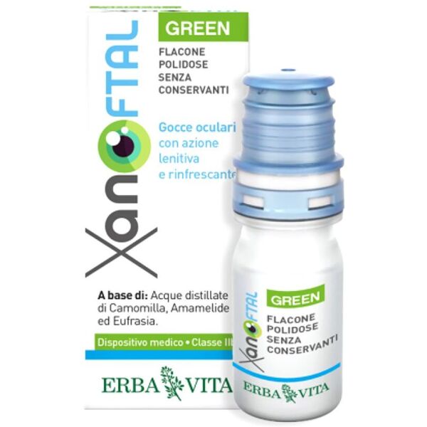 erba vita xanoftal green gocce oculari 10ml