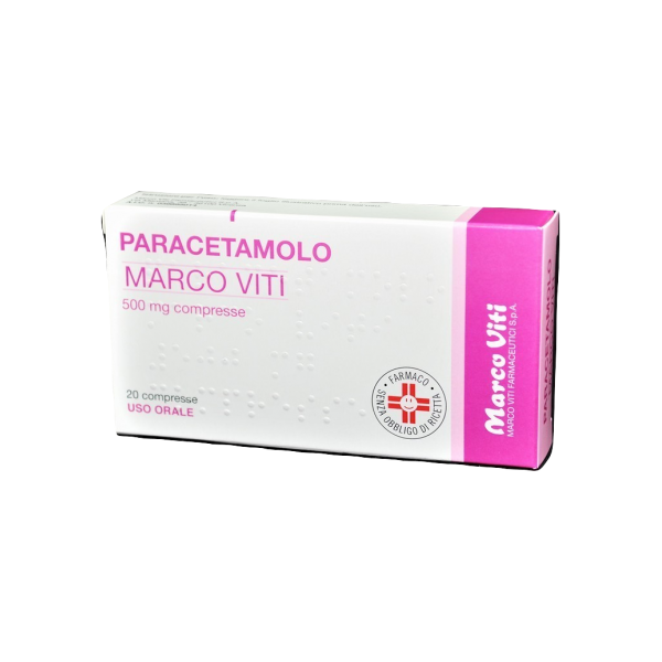 marco viti paracetamolo 500mg trattamento influenza 20 compresse