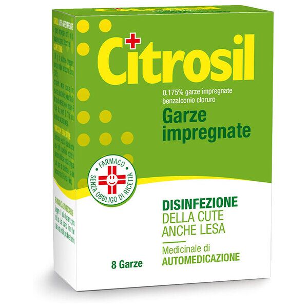 citrosil disinfettante salviette imbevute 8 salviettine