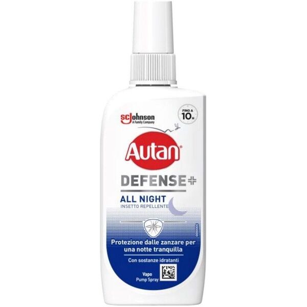 autan defense all night spray repellente antizanzare 100ml