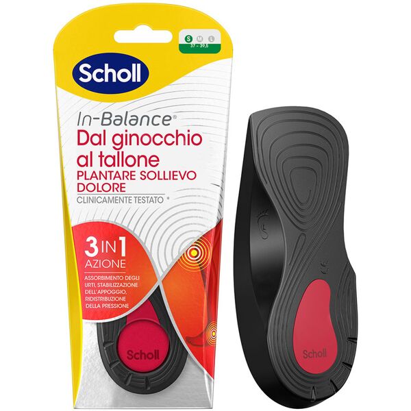 scholl plantare in balance everyday sollievo dolore ginocchio tallone s 2 pezzi