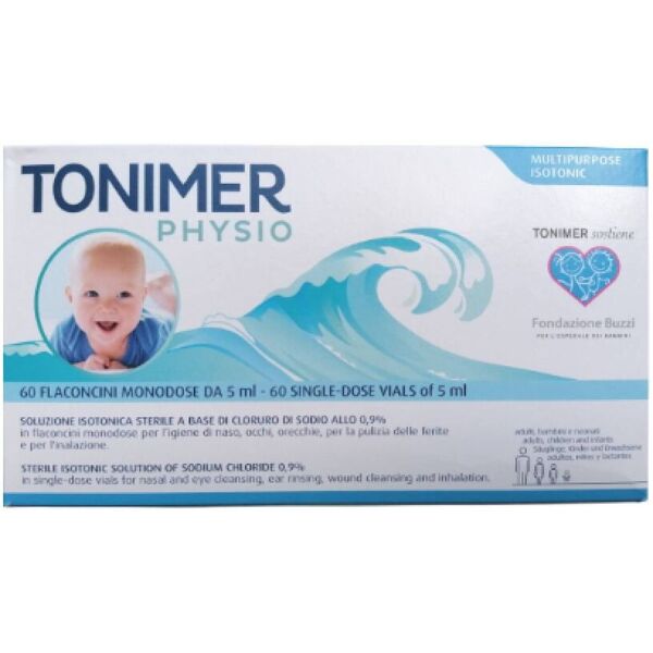 tonimer physio soluzione nasale isotonica 60 flaconcini monodose