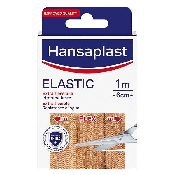 hansaplast elastic extra flessibile cerotto in striscia 6cmx1m 10 pezzi