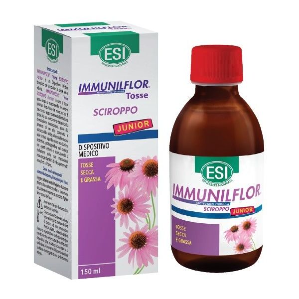 esi immunilflor sciroppo tosse junior grassa secca 150ml