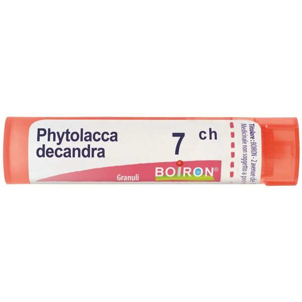 boiron phytolacca decandra 7ch 80 granuli contenitore multidose