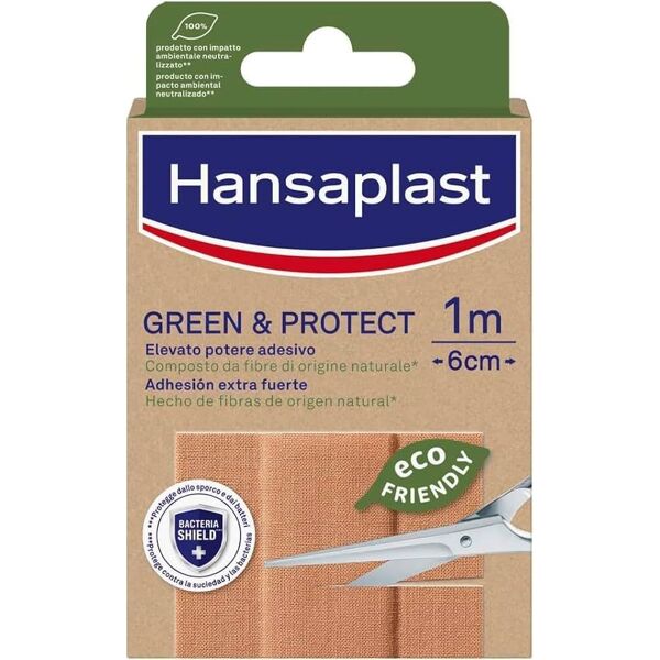 hansaplast green & protect in striscia 1mx6cm 10 pezzi