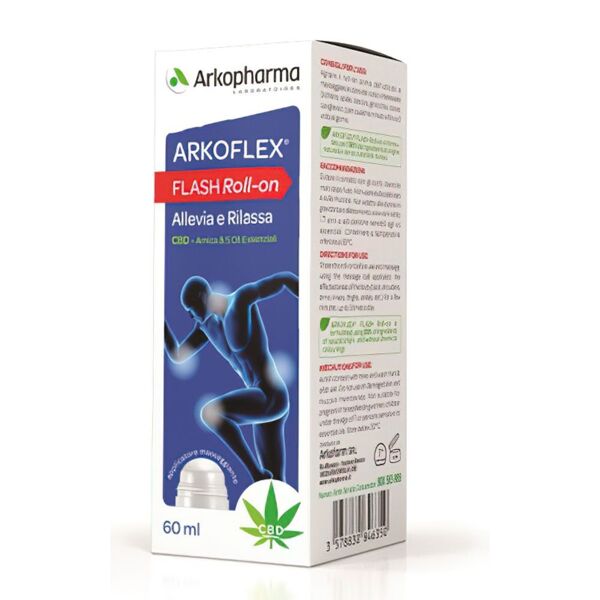 arkofarm arkopharma arkoflex flash roll-on dolori muscolari 60ml