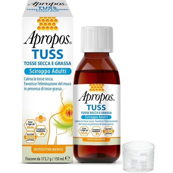 apropos tuss sciroppo tosse secca grassa adulti 150ml