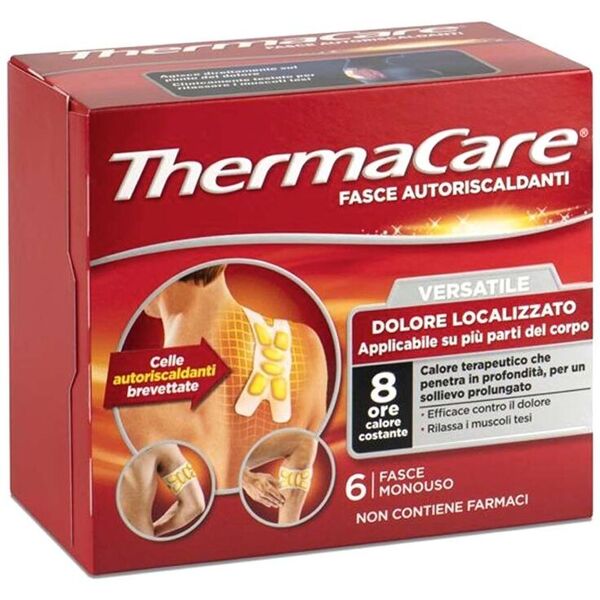 thermacare fascia versatile dolori muscolari 6 pezzi