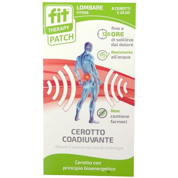 d.fenstec srl fit therapy cerotto lombare 8 pezzi