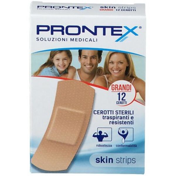 prontex cerotto skin strips grande 12 pezzi