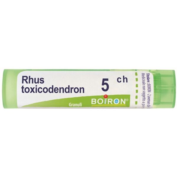 boiron rhus toxicodendron 5ch 80 granuli contenitore multidose