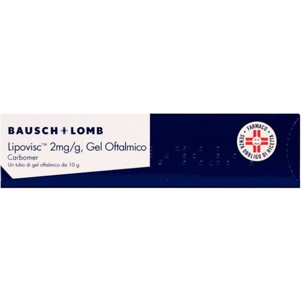 bausch & lomb lipovisc 2mg/g gel oftalmico trattamento occhi secchi 10g