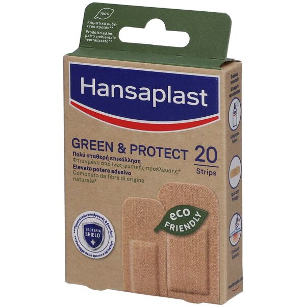 hansaplast green & protect cerotto 20 pezzi assortiti