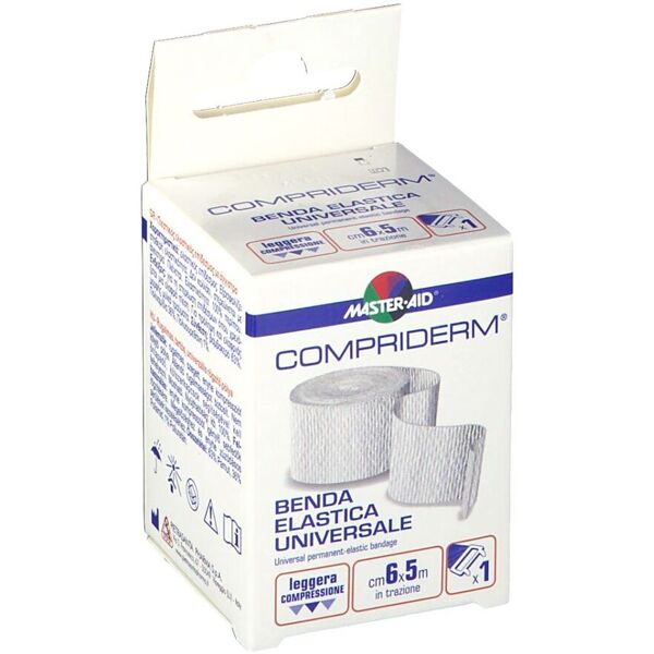 master aid master-aid compriderm benda elastica compressiva 6cm x 5 m