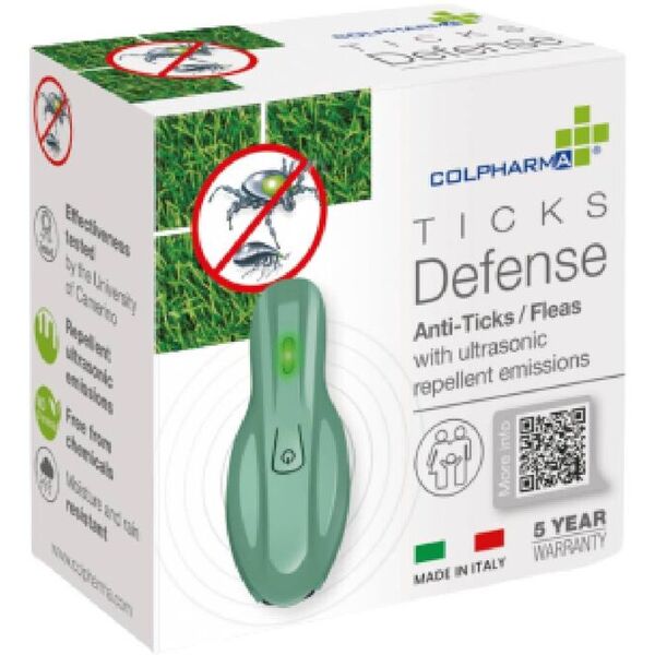 colpharma ticks defense antizecche e pulci ultrasuoni 1 pezzo