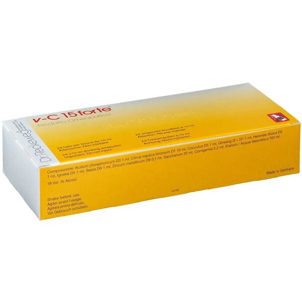 dr.reckeweg reckeweg vc15 forte medicinale omeopatico 24 fiale orali