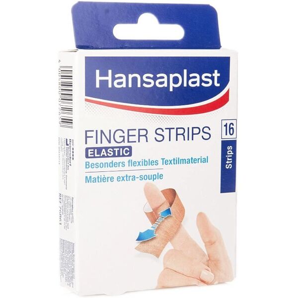 hansaplast finger strip cerotto per le dita elastico 16 pezzi