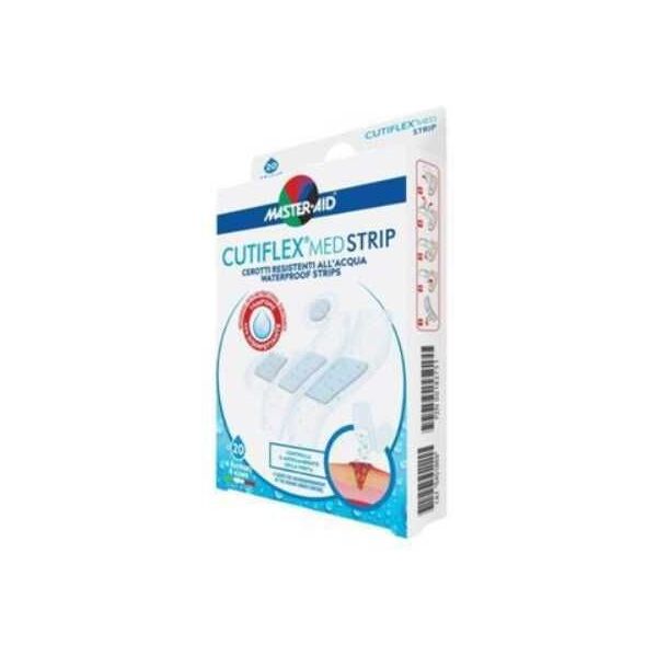 master aid master-aid cutiflex strip aqua stop assortiti 20 pezzi